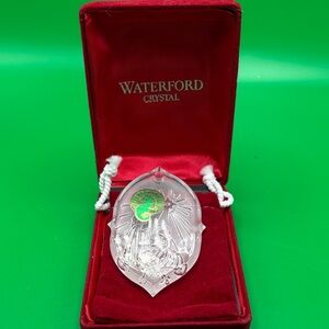 1996 Songs of Christmas Collection “Silent Night” Waterford Crystal Ornament